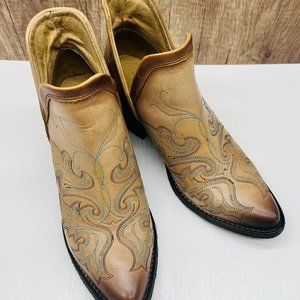 Elegant Tan Ankle Boots